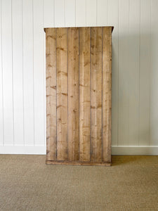 A Handsome English 19th Century Pine Cupboard