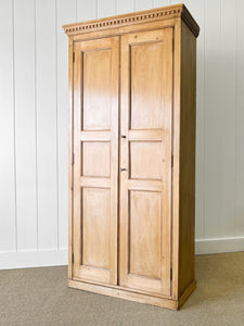 A Handsome English 19th Century Pine Cupboard