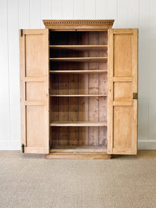 A Handsome English 19th Century Pine Cupboard