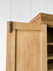 A Handsome English 19th Century Pine Cupboard