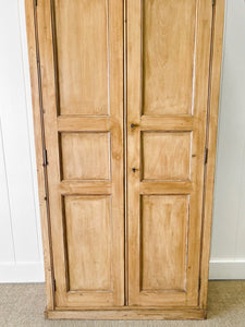 A Handsome English 19th Century Pine Cupboard