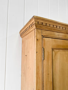 A Handsome English 19th Century Pine Cupboard