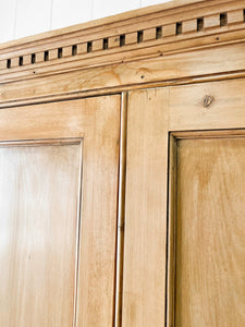 A Handsome English 19th Century Pine Cupboard