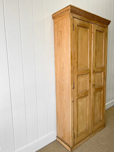 A Handsome English 19th Century Pine Cupboard