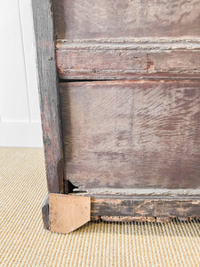 An Ancient 17-18th Century English Country Oak Chest of Drawers