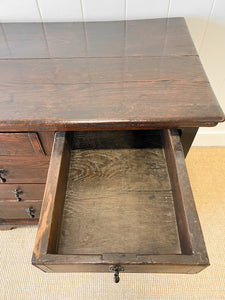 An Ancient 17-18th Century English Country Oak Chest of Drawers