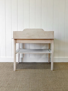 An Antique Galleried Washstand or Console Table