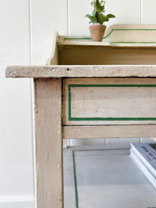 An Antique Galleried Washstand or Console Table