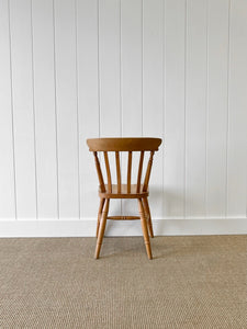 A Vintage Set of 4 Slat Back Chairs