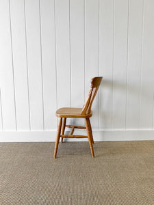 A Set of 6 Vintage Slatback Chairs