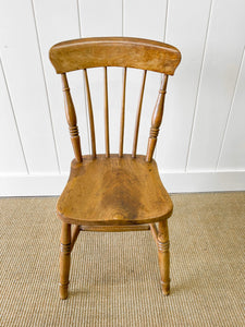 An Antique Set of 4 Early 19th Century Stick Back Chairs