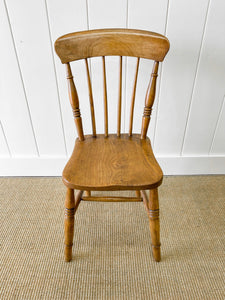 An Antique Set of 4 Early 19th Century Stick Back Chairs