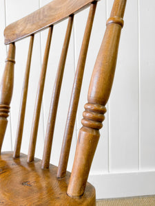 An Antique Set of 4 Early 19th Century Stick Back Chairs