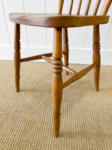 An Antique Set of 4 Early 19th Century Stick Back Chairs