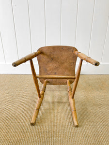 An Antique Set of 4 Early 19th Century Stick Back Chairs