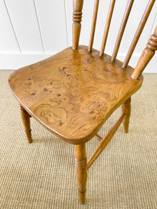 An Antique Set of 4 Early 19th Century Stick Back Chairs