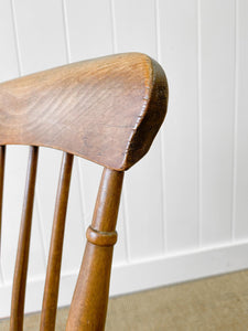 An Antique Set of 4 Early 19th Century Stick Back Chairs