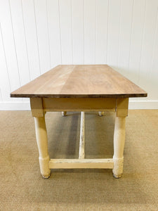 Antique English Country 6ft Refectory Style Table