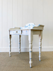 An Antique Chinoiserie Galleried Washstand or Console Table