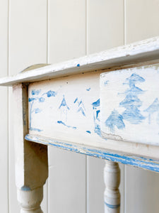 An Antique Chinoiserie Galleried Washstand or Console Table