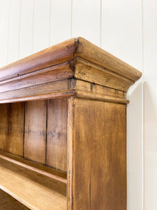 An Early 19th Century Pine Welsh Dresser or Cupboard with Chamfered Corners