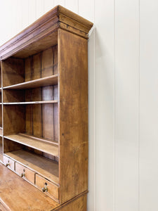 An Early 19th Century Pine Welsh Dresser or Cupboard with Chamfered Corners