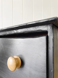 An Antique English Pine Narrow Chest of Drawers/Dresser c1890