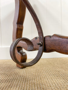 A Vintage Spanish Oak 7ft Dining Table