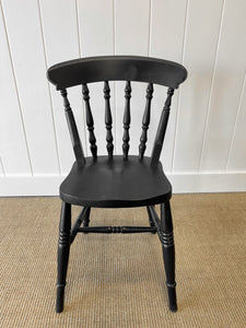 A Vintage Set of 4 Spindle Back Chairs