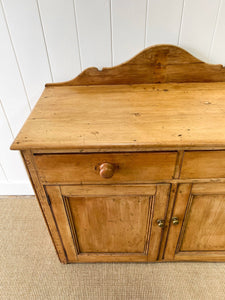 A 19th Century Pine Cupboard or Sideboard c1880