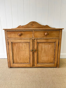 A 19th Century Pine Cupboard or Sideboard c1880