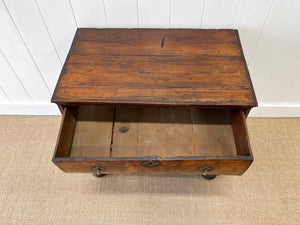 An Antique English Walnut Chest of Drawers/Dresser c1750