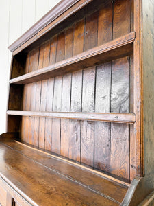 A George III Style Oak Welsh Dresser