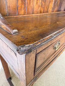 A George III Style Oak Welsh Dresser