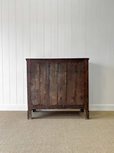 An Antique Georgian Oak and Mahogany Chest of Drawers