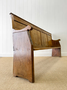 A Good 19th Century English Hall Bench