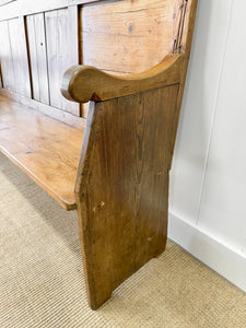 A Good 19th Century English Hall Bench