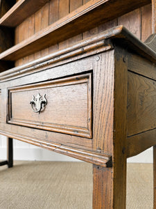 A George III Style Oak Welsh Dresser