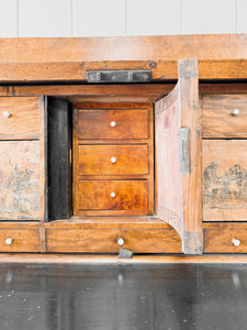 A Biedermeier Antique Writing Cylinder Bureau/Desk with Drawers c1880