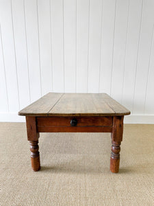 An Antique English Country Pine Coffee Table