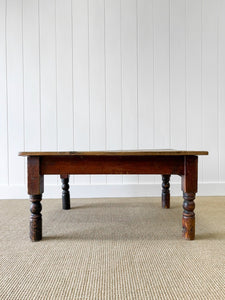 An Antique English Country Pine Coffee Table