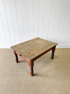 An Antique English Country Pine Coffee Table