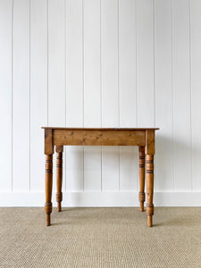 An English Country Pine Console Table