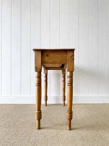 An English Country Pine Console Table