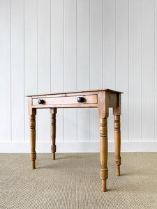 An English Country Pine Console Table