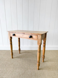 An English Country Pine Console Table