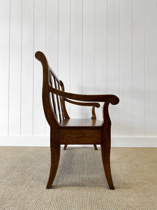 A Good 19th Century English Elm Bench