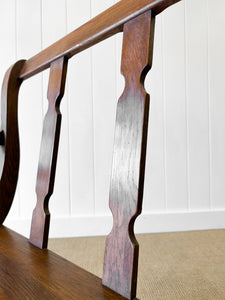 A Good 19th Century English Elm Bench