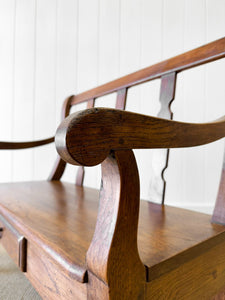 A Good 19th Century English Elm Bench