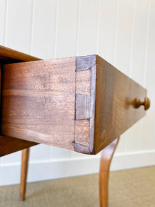 Antique French Cherry Side Table c1790